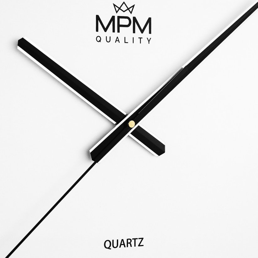 Nástenné hodiny s tichým chodom MPM Vinity - E01.4225.50
