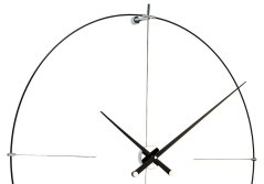 Dizajnové nástenné hodiny Nomon Bilbao L black 110cm