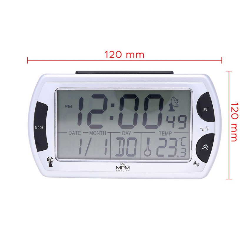 Digitální rádiem řízený budík MPM C02.2764.70