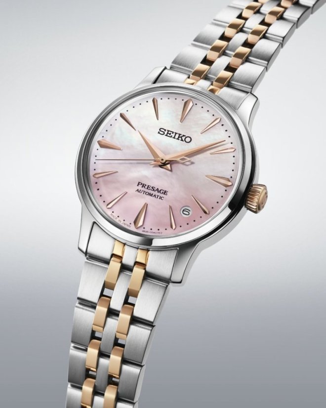Seiko Presage Cocktail Time Sakura Aviation Limited Edition SRPM06J1