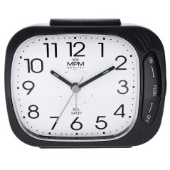 Ručičkový budík s tichým chodem Elim MPM C01.4250.90