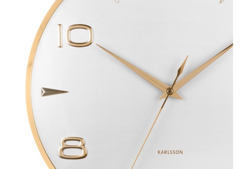 Dizajnové nástenné hodiny 6017WH Karlsson 40cm
