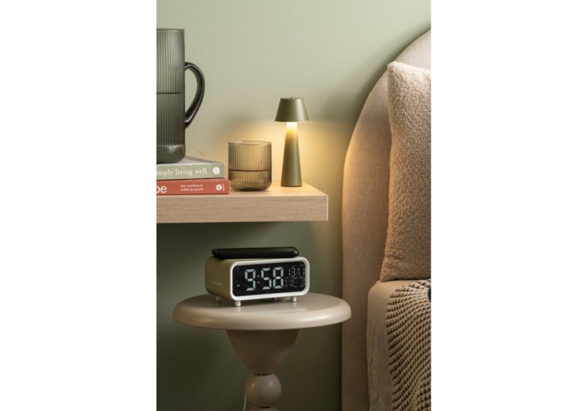 Digitální stolní hodiny 6054GR Karlsson 11cm