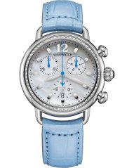 Aerowatch 1942 Chrono Lady Pastel blue A 81105 AA01 DIA