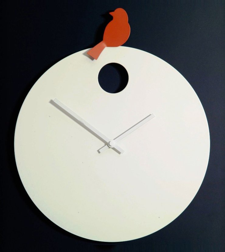Dizajnové nástenné hodiny Diamantini&Domeniconi 394 orange Bird 40cm Dizajnové nástenné hodiny Diamantini&Domeniconi 394 orange Bird 40cm