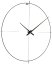 Dizajnové nástenné hodiny Nomon Bilbao L black 110cm