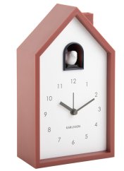 Stolní hodiny s kukačkovým budíkem 6015RD Karlsson 20cm