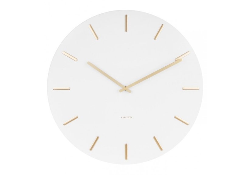 Dizajnové nástenné hodiny 5716WH Karlsson 45cm
