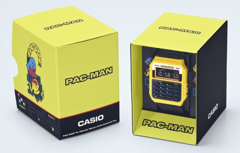 CASIO CA-53WPC-1BER Vintage PAC-MAN Collaboration