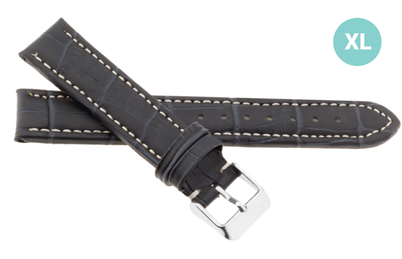 Predĺžený kožený remienok na hodinky R14509/18XL (18 mm)
