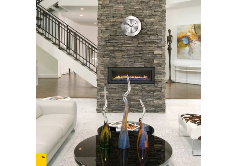 Designové nástěnné hodiny 14971S Lowell 35cm