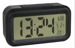 TFA 60.2018.01 -  Digitální budík s možností podsvícení  LUMIO- barva černá