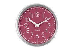 Dizajnové nástenné hodiny 5637RD Karlsson 22cm