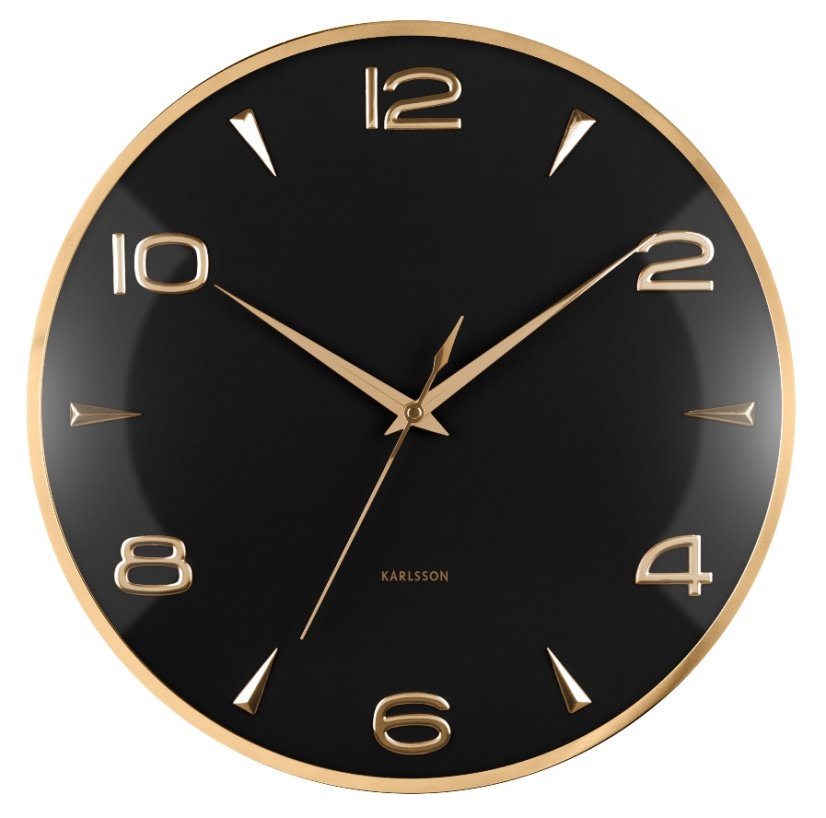 Dizajnové nástenné hodiny 6017BK Karlsson 40cm