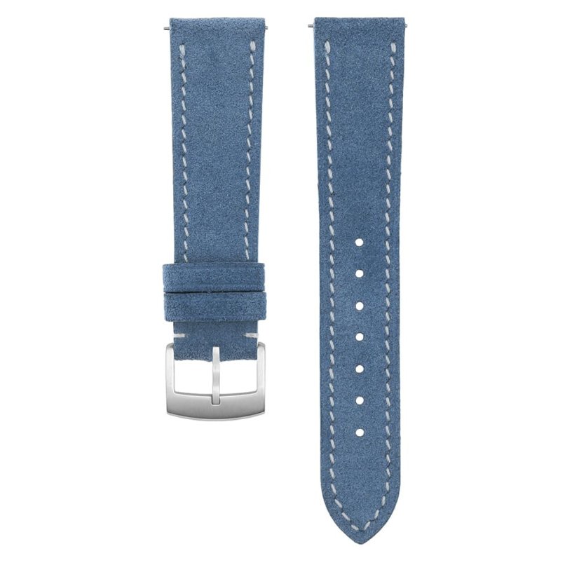 Kožený řemínek na hodinky PRIM RB.13283 (20 mm) - modrý - RB.13283.2018.3000