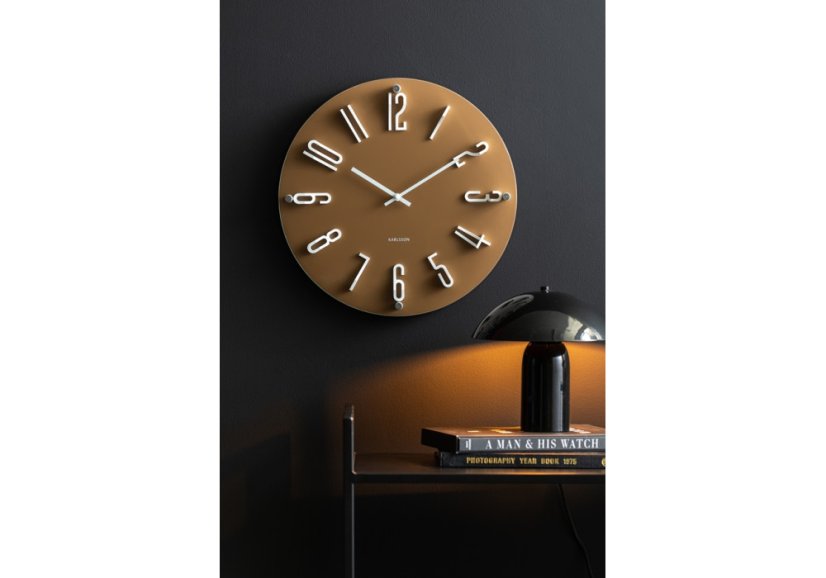 Dizajnové nástenné hodiny 6090BR Karlsson 40cm
