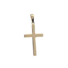 Zlatý prívesok krížik 2706LOT (585/1000) 1.05 g