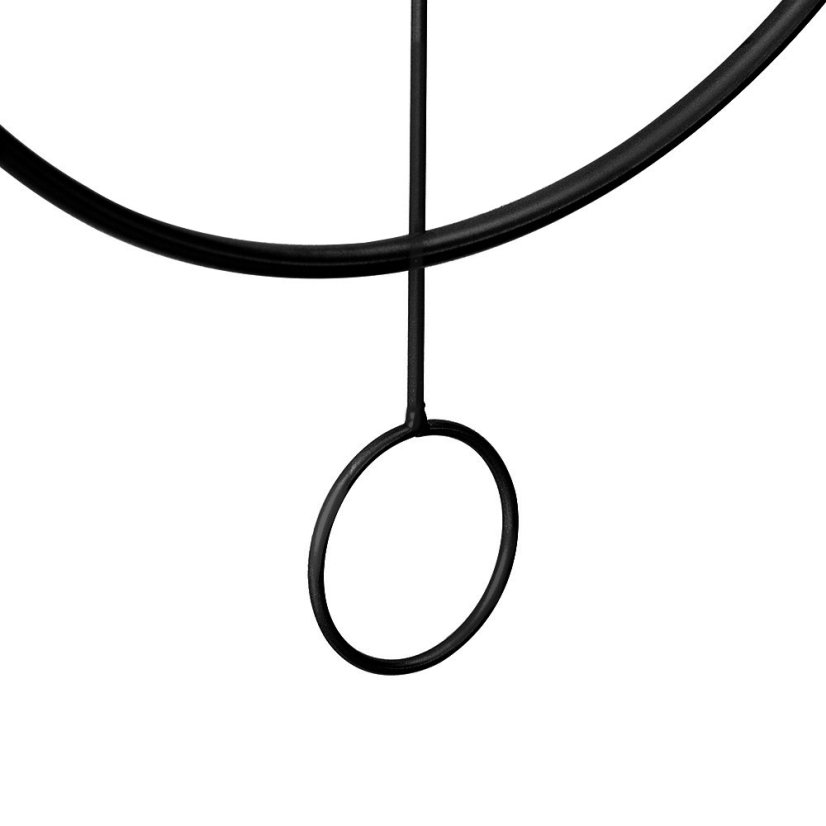 Nástěnné kovové designové hodiny s tichým chodem MPM Circulo - B - E04.4285.90