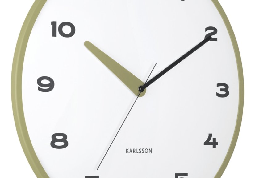Designové nástěnné hodiny 6028GR Karlsson 40cm
