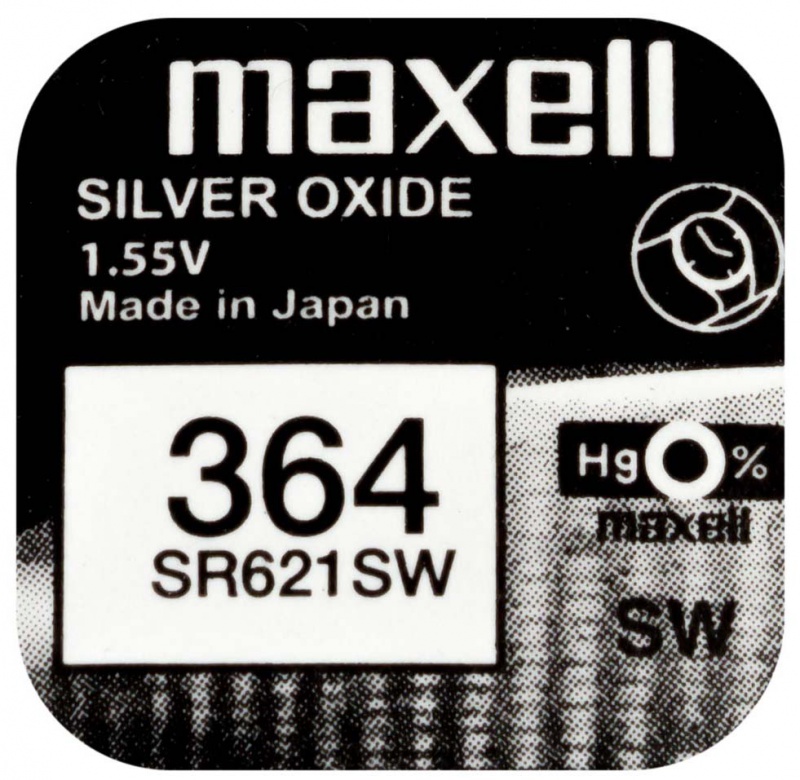 Baterie Maxell SR621SW/364 10000364 Baterie Maxell SR621SW/364 10000364