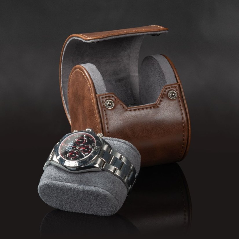 Cestovné púzdro na hodinky HEISSE & SÖHNE 70019-169 HS Vintage 1 - Braun