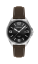 Pánské hodinky se safírovým sklem LAVVU HERNING Black / Top Grain Leather  LWM0095