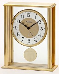 Stolové kyvadlové hodiny 5191 AMS riadené rádiovým signálom 25cm
