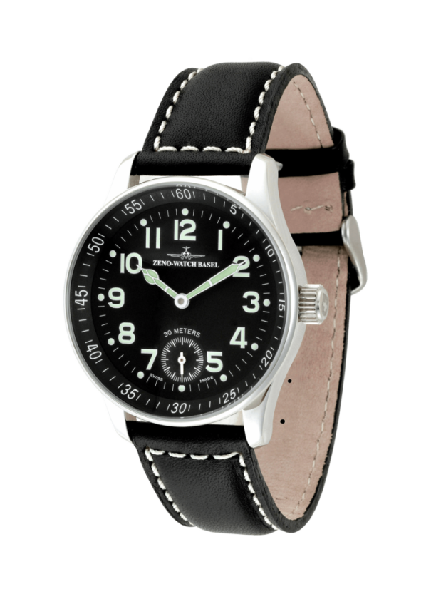 ZENO-WATCH BASEL P558-6-a1 X-Large Pilot Winder
