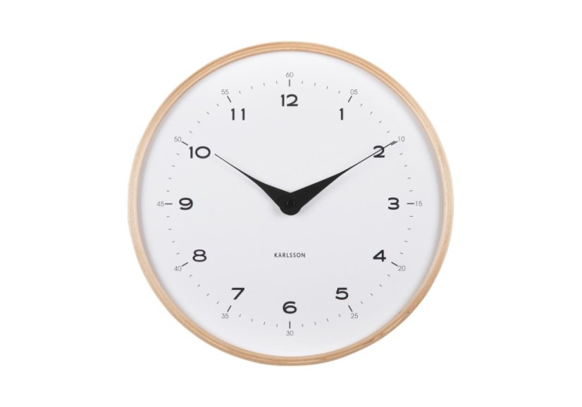 Dizajnové nástenné hodiny 5995WH Karlsson 30cm