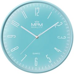 Nástenné hodiny s tichým chodom MPM Tussimi - B - E01.4457.30