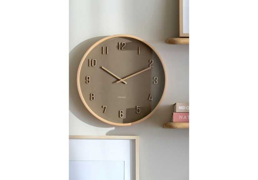 Dizajnové nástenné hodiny 6117BR Karlsson 40cm