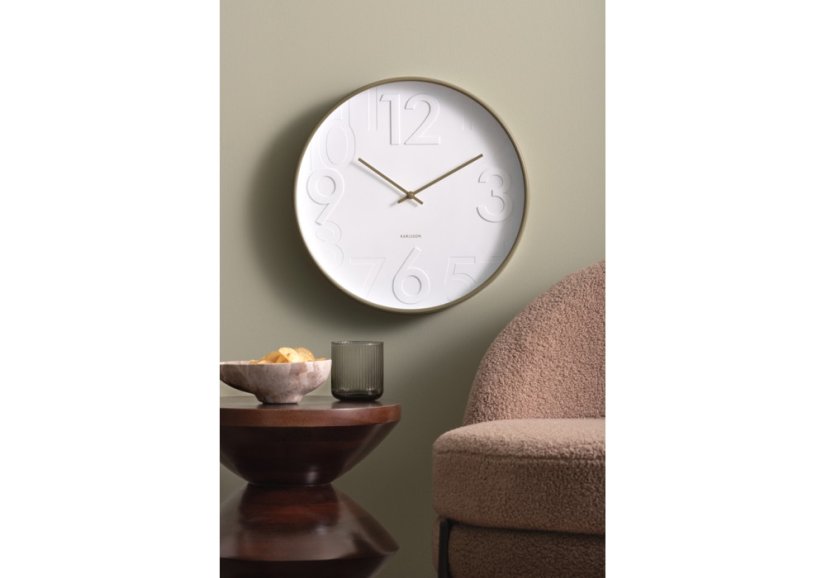 Dizajnové nástenné hodiny 6063GR Karlsson 40cm