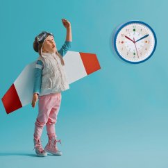 TFA 60.3058.06.90 TICK TACK - detské nástenné hodiny na učenie