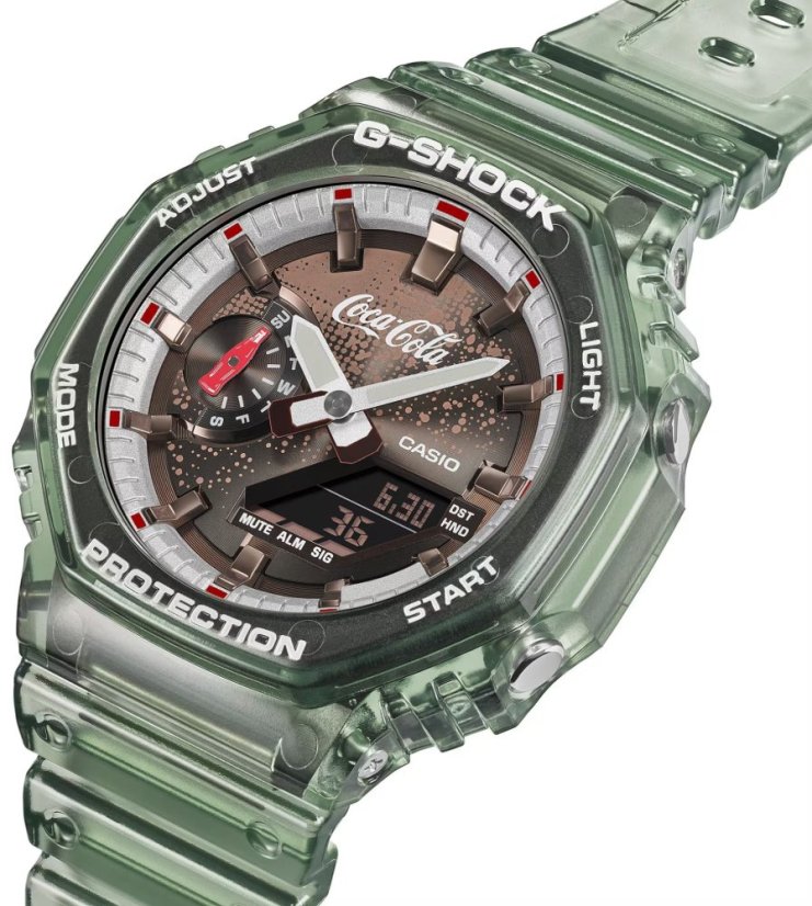 CASIO GA-2100CC-3AER G-Shock Carbon Core Guard Coca-Cola® Collaboration