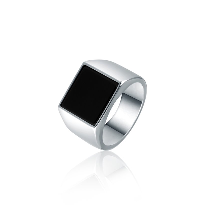 Stříbrný prsten JVD SVLR0975X75BL68