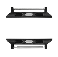 LAVVU Čierne konektory pre APPLE WATCH 42-44 mm