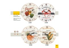 Dizajnové nástenné hodiny 21491 Lowell 34cm