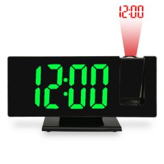 Digitální svítící budík do sítě s projekcí času JVD SB3618.1