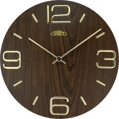 Dřevěné hodiny PRIM Timber Noble I (E01P.4084.54)