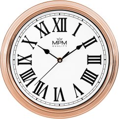 Nástenné hodiny s tichým chodom MPM Naples - B - E01.4506.8380