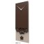 Dizajnové hodiny 56-11-1 CalleaDesign Merletto Pendulum 59cm (viac farebných verzií) Farba čokoládová-69 - RAL8017