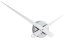 Dizajnové nástenné hodiny Future Time FT9620WH Hands white 60cm