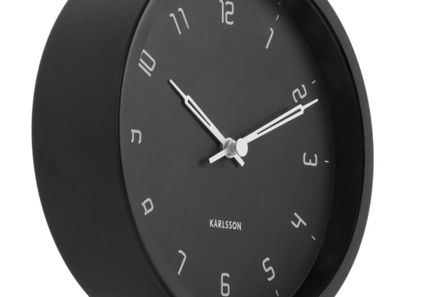 Dizajnový stolný hodiny 5951BK Karlsson 23cm