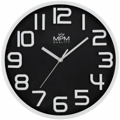 Nástěnné hodiny s tichým chodem MPM E01.4232.0090