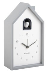Stolové hodiny s kukučkovým budíkom 6015GY Karlsson 20cm
