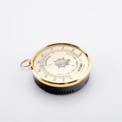 Izbový plastový vlhkomer Loppo - čierno-zlatý - E24.4841.9080.001837