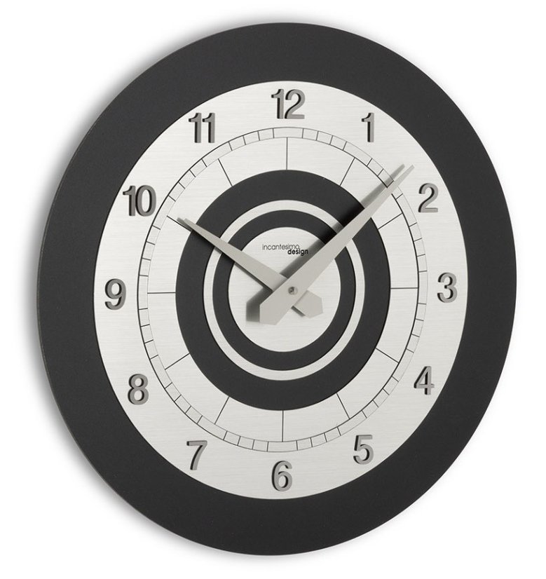 Designové nástěnné hodiny I410N black IncantesimoDesign 40 cm Designové nástěnné hodiny I410N black IncantesimoDesign 40 cm