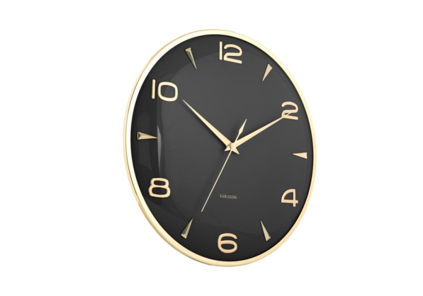 Dizajnové nástenné hodiny 6017BK Karlsson 40cm
