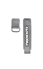 Reflexný šedý remienok na suchý zips k detským hodinkám CLOCKODILE CSX0022