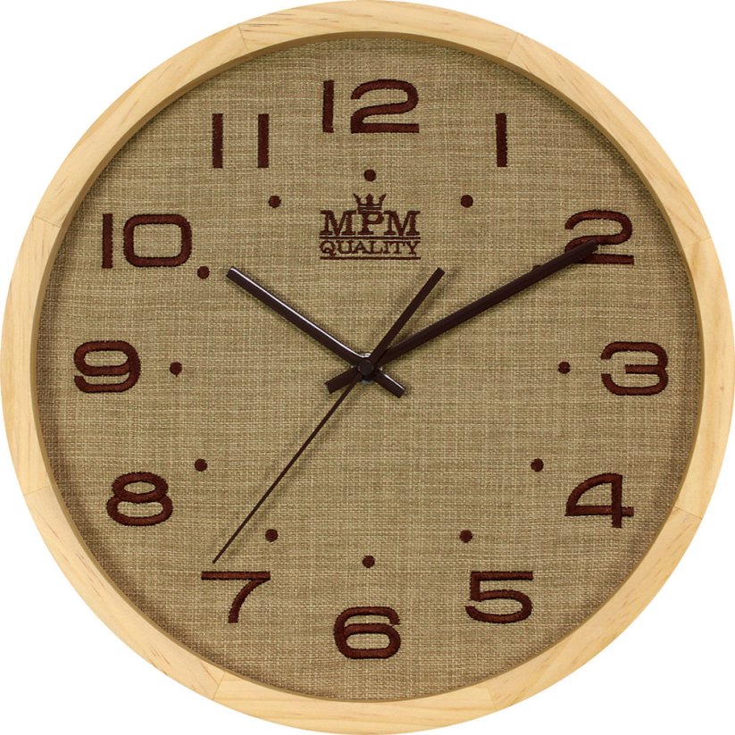 Dřevěné hodiny MPM E07.3663.5150